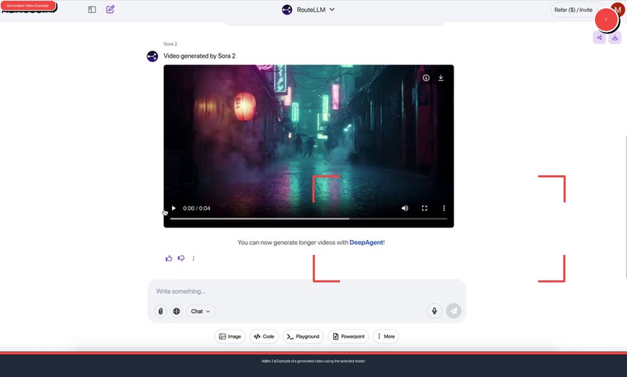 Generated Video Example