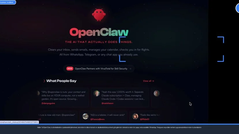 OpenClaw Nedir? WhatsApp'tan Hayatınızı Yöneten Yapay Zeka Asistanınızla Tanışın